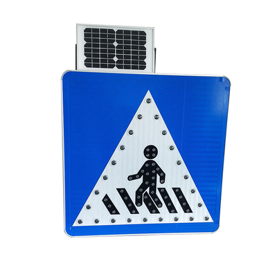 防水太陽交通標識アルミニウム太陽横断歩道の標識