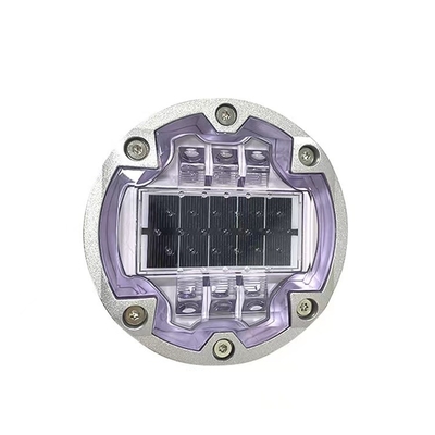 IP68太陽Ingroundライト アルミニウム貝6ねじ交通安全のための太陽LED道のスタッド