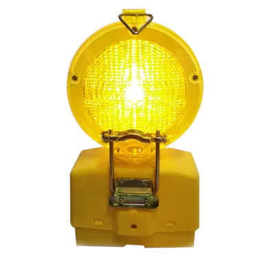 5mm LED IP65の防水太陽バリケード ライト、黄色い警報灯