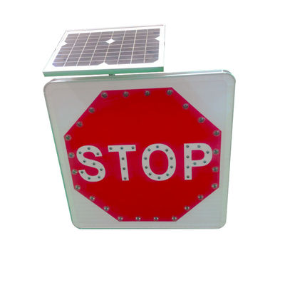 RoHSは5mm LEDの安全のための太陽動力を与えられた交通標識を証明した