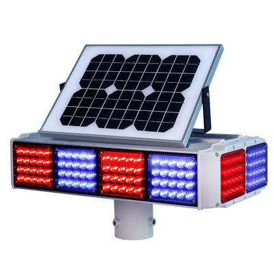 LED RoHSは反紫外線PCの太陽動力を与えられた警報灯モノラルCrystallinを証明した