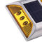 黄色い正方形1.2V 600MAHのキャッツ・アイ太陽ライト、太陽上げられた舗装のマーカー